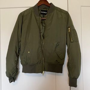 Green light weight jacket